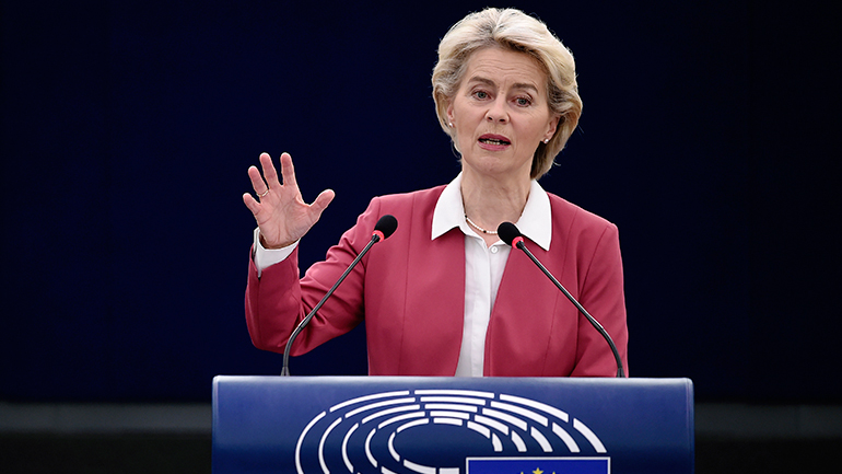 Φον Ντερ Λάιεν: Κανενός η ζωή δεν πρέπει να μπαίνει σε κίνδυνο για πολιτικούς σκοπούς